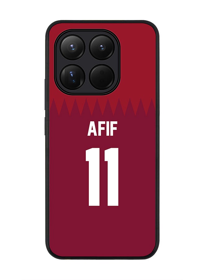 For Xiaomi 15T Case,Slim fit Camera Protection, Shockproof Thin Phone cover  - Football - Qatar,  Afif